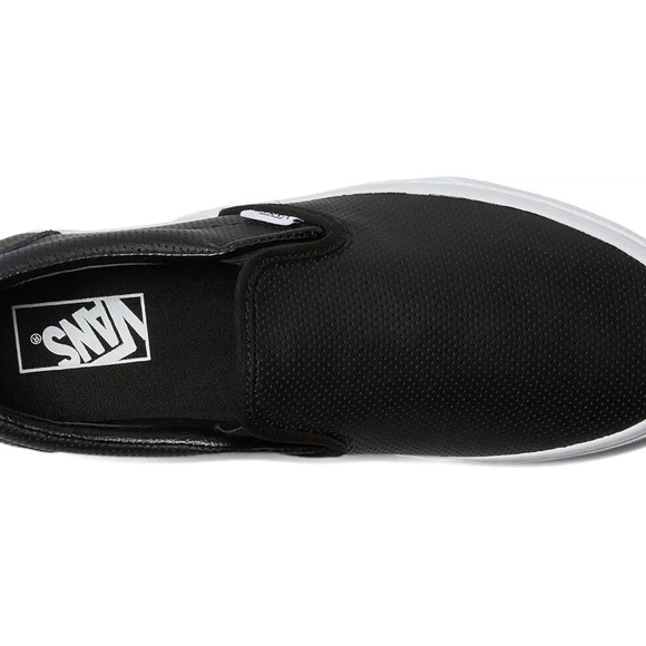 Vans Black Classic Slip-On Shoes - Picture 3 of 11